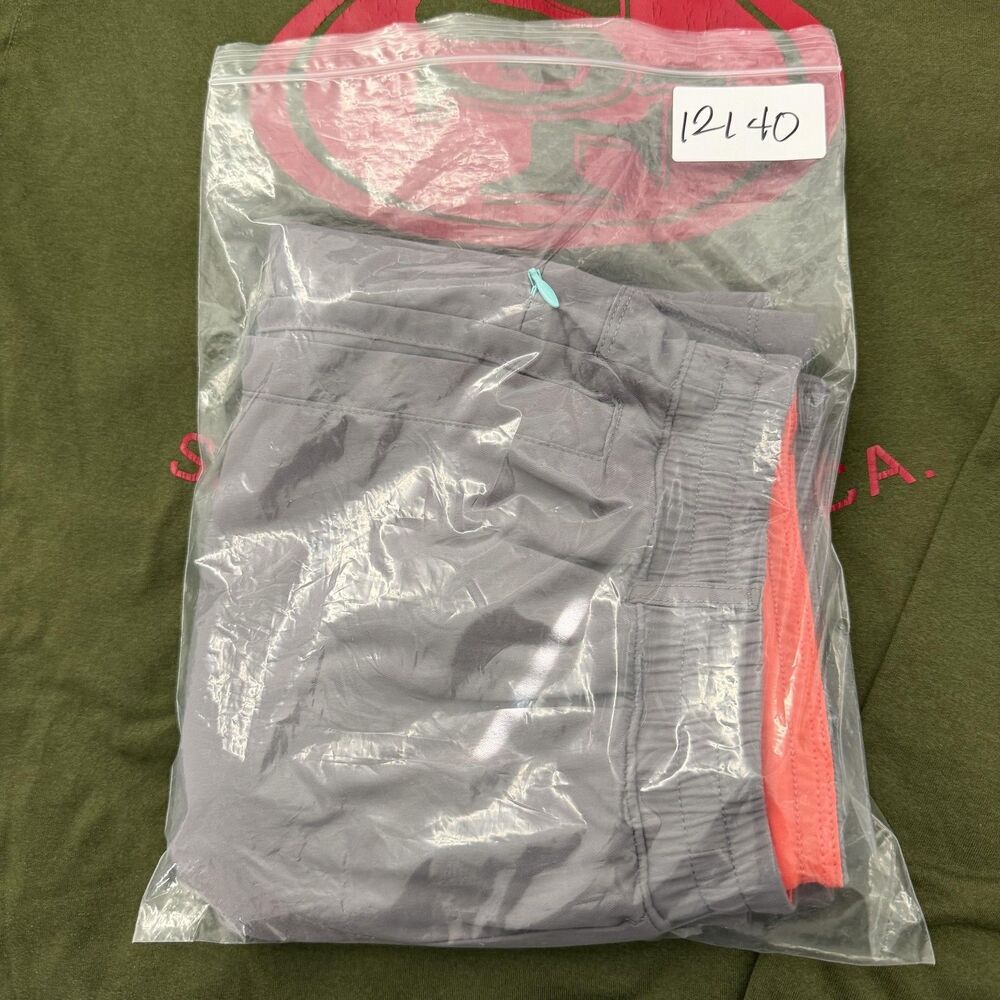 Birddogs Shorts Mens Large Gray Lined Running Zip Pocket Athletic - Picture 11 of 11
